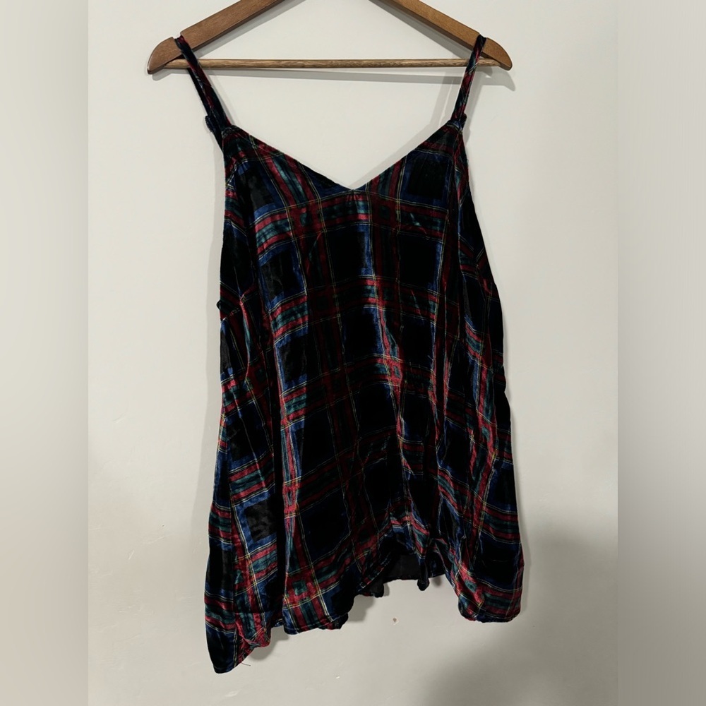 Torrid - Plaid Velvet Swing Cami - Picture 3 of 11